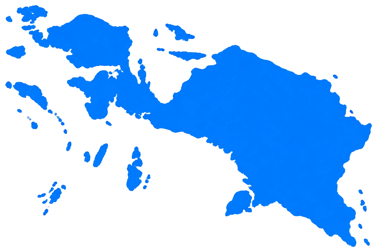 Peta Pulau Papua - kirim cargo dari Jakarta